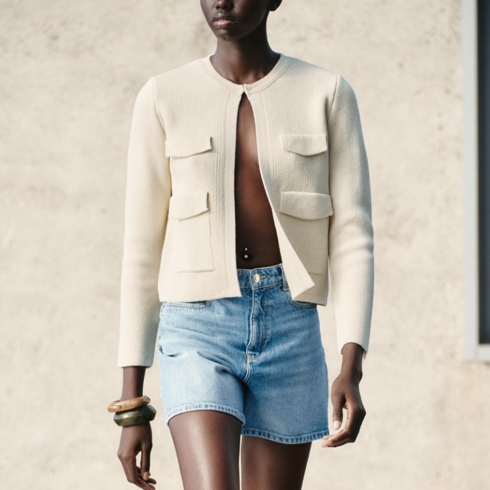 Zara Knit Cardigan with Pockets